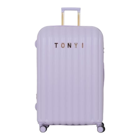 طقم شنط سفر دبش عروسة - مكون من 5 قطع يشمل 3 شنط تروللي وشنطتين للمكياج -بكفرات دبل -وسحاب توسعه- من ماركة TONYI