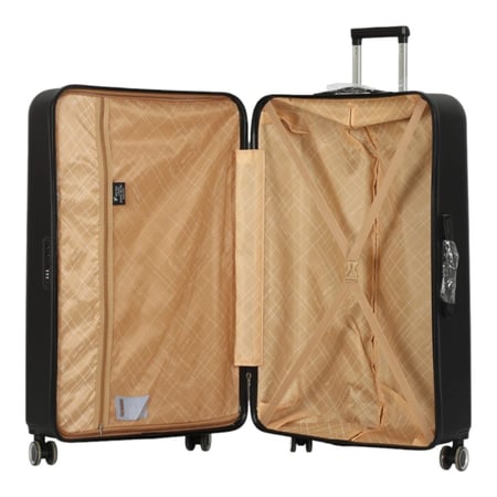 طقم شنط سفر - مكون من 7 قطع يشمل 5 شنط تروللي وشنطتين للمكياج -بكفرات مرنه -وقفل رقمي ثابت- من ماركة RED SEA