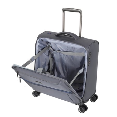 شنطة سفر رجال الاعمال المناسبة لكابينة الطائرة بهيكل ألومنيوم وجيب للكمبيوتر المحمول مقاس 16 انش