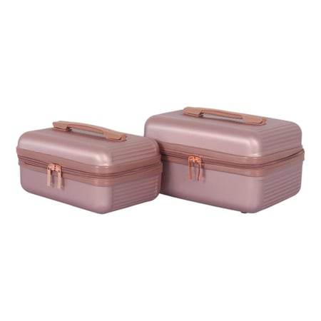 طقم شنط سفر دبش عرايس 7 قطع بسحاب متين - كفرات مزدوجة 360 درجة  من ماركة AVIATOR