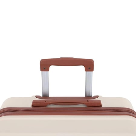 طقم حقائب سفر دبش عروسة - مكون من 5قطع يشمل  -بكفرات دبل صامتة - ماركة AVIATOR