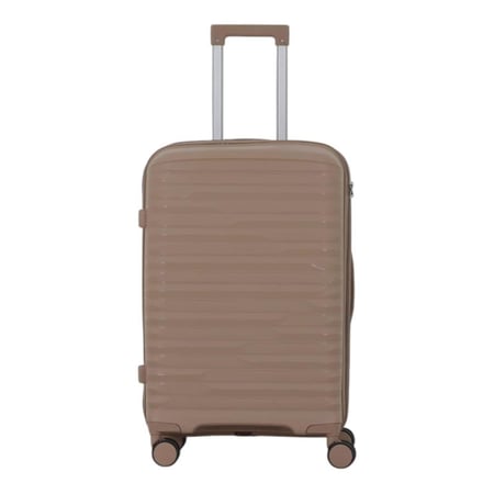 حقيبة سفر ضد الكسر من خامة البولي بروبيلين مقاس 20 انش - بدبل كفرات - ضمان 1 سنه شامل الكسر