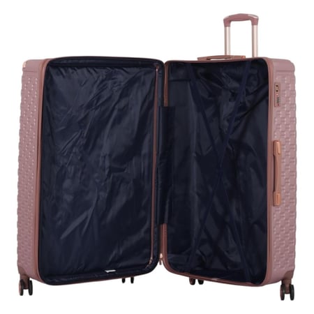 طقم شنط سفر دبش عرايس 7 قطع بسحاب متين - كفرات مزدوجة 360 درجة  من ماركة AVIATOR