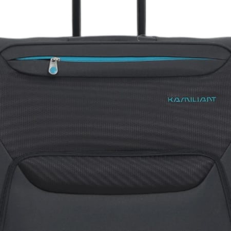 حقيبة سفر من امريكان توريستر  قماش عالي الجوده - اللون رصاصي- مقاس كابينة الطياره