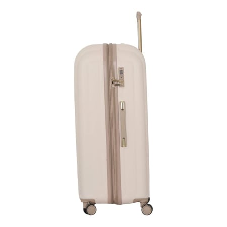 طقم شنط سفر دبش عروسة - مكون من 5 قطع يشمل 3 شنط تروللي وشنطتين للمكياج -بكفرات دبل -وسحاب توسعه- من ماركة TONYI