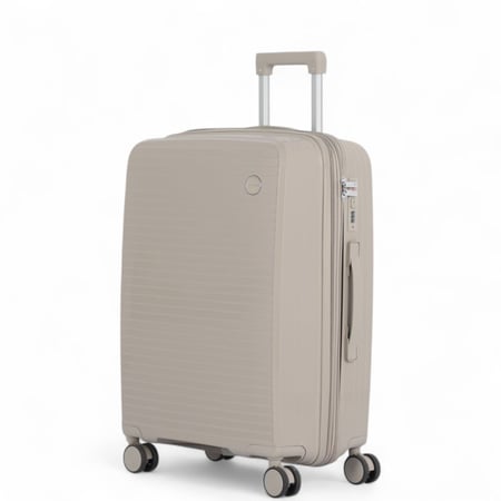 حقيبتين سفر صلبة | ماركة AVIATOR | مصنوعة من مادة البولي بروبلين (Polypropylene) - مقاس 24 انش - 20 انش-