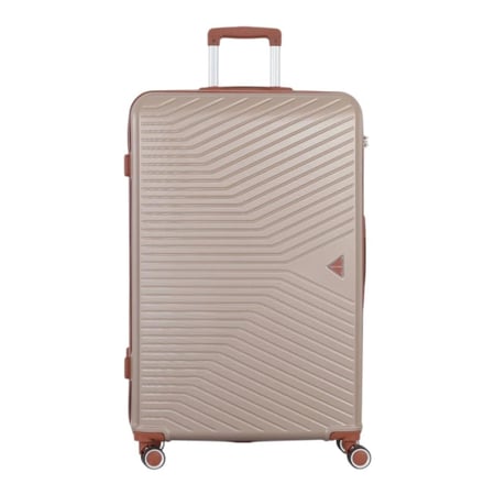 طقم حقائب سفر دبش عروسة - مكون من 7 قطع يشمل 5 شنط تروللي وشنطتين للمكياج -بكفرات دبل صامتة - ماركة AVIATOR