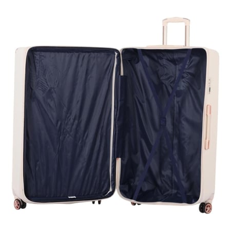 طقم شنط سفر دبش عرايس 7 قطع بسحاب متين - كفرات مزدوجة 360 درجة من ماركة AVIATOR