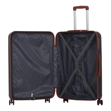 طقم شنط فايبر ABS مكون من 4 قطع يشمل حقيبة مكياج - ماركة AVIATOR