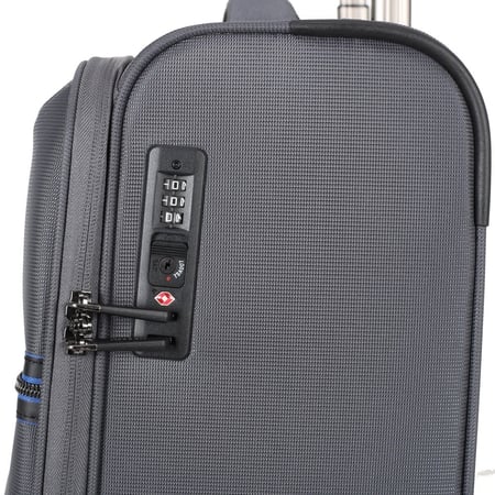 شنطة سفر رجال الاعمال المناسبة لكابينة الطائرة بهيكل ألومنيوم وجيب للكمبيوتر المحمول مقاس 16 انش