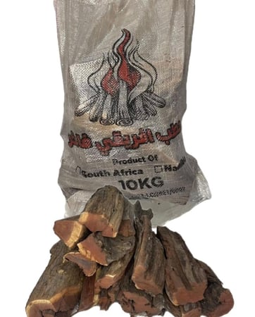 حطب قرض 10 كيلو افريقي من فحم البرية
