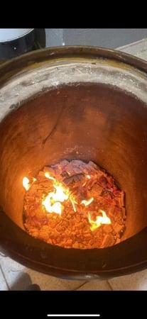 حطب قرض 10 كيلو افريقي من فحم البرية