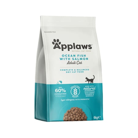 ابلاوز طعام جاف للقطط المعقمة بسمك المحيط والسلمون 1.8 كيلو