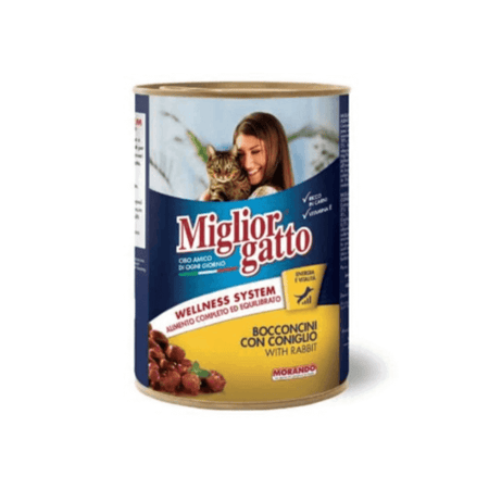 ميجلور طعام رطب للقطط بلحم الأرانب 400 جرام