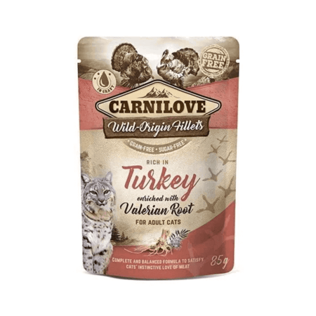 كارنيلوف للقطط نكهة ديك رومي