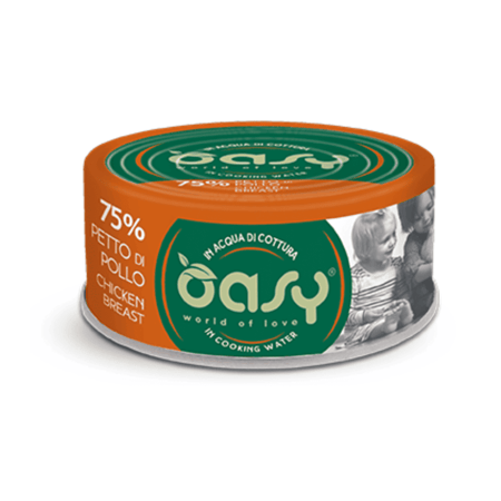 اوسي مور لوف معلبات طعام رطب صدور الدجاج للقطط 70 جرام