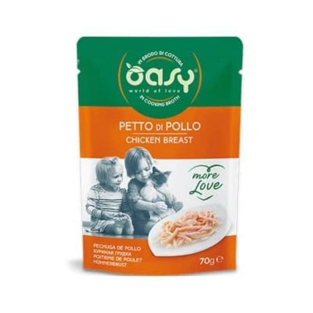 اوسي مور لوف طعام رطب صدور الدجاج للقطط 70 جرام