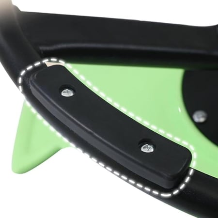 قاعدة معدنية مع موانع انزلاق للعبة الدوران