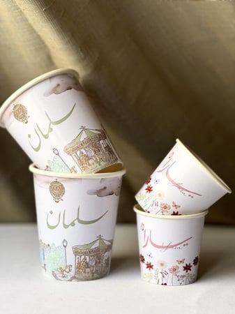 اكواب قهوة ورقية