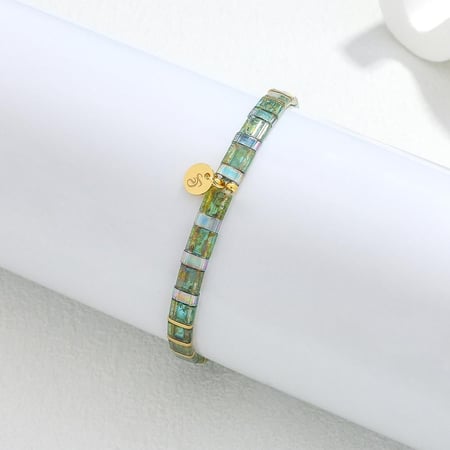 Pistachio  bracelet  - Beads Bracelets