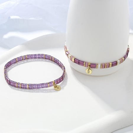Amethyst  set - Beads Bracelets