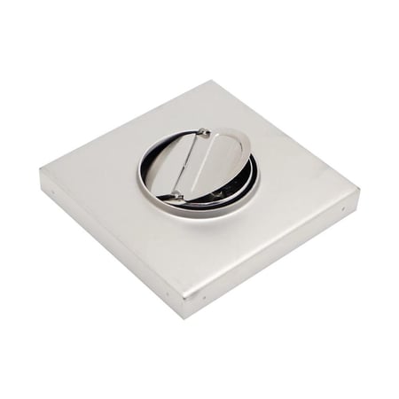 صفاية سيراميك او عادي ستانلس 15*15سم  مع رداد