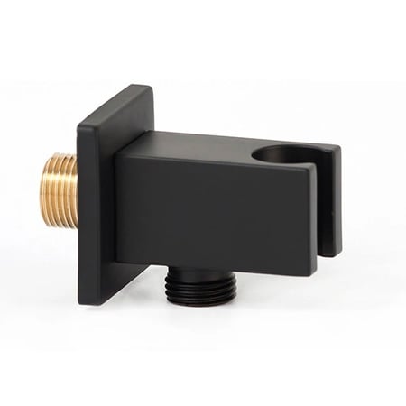 كوع مخفي اسود مع قاعدة