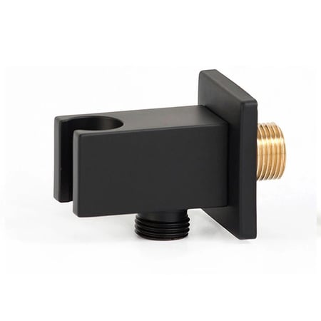 كوع مخفي اسود مع قاعدة