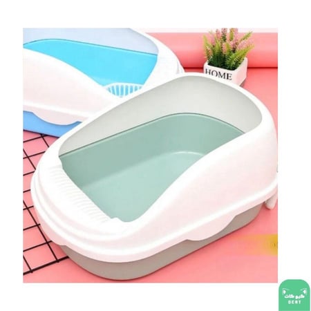 ليتر بوكس وسط للقطط والكلاب بعدة الوان