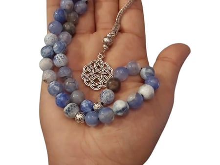 سبحة حجر طبيعي  Cassiterite