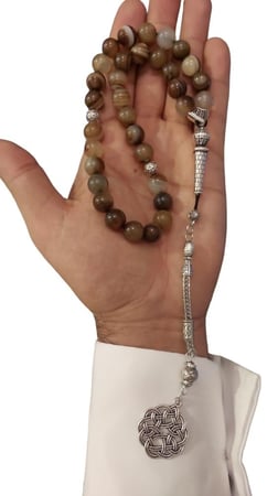 سبحة حجر طبيعي  Coral مرجان