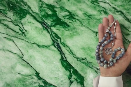 سبحة حجر طبيعي  Cassiterite