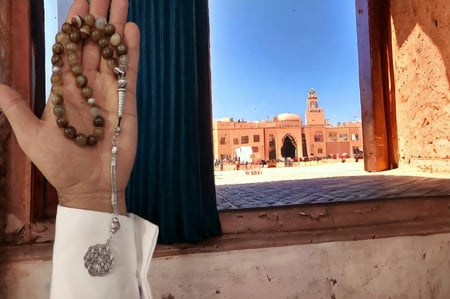سبحة حجر طبيعي  Coral مرجان