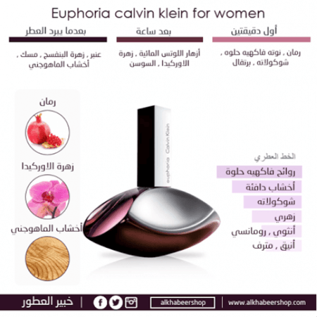 Calvin Klein Euphoria for Women Eau de Parfum 100ml خبير العطور
