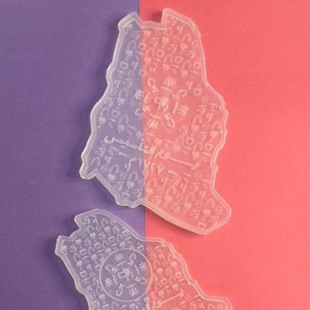 سيلكون خريطة المملكة كبير نقوش ولوقو التأسيس