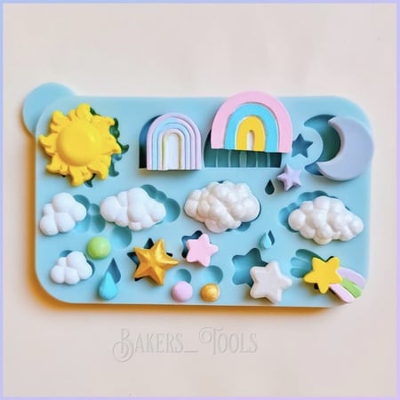 سيلكون نجوم و شمس وقمر