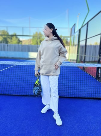 BEIGE HOODIE | SNOW