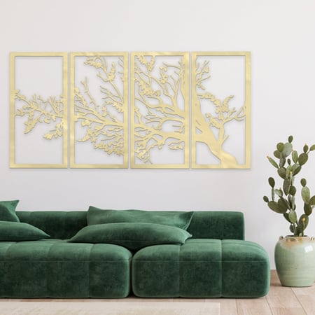 لوحة اكريلك بنقشة شجرة