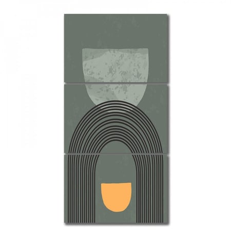 ثلاث لوحات قماشية بتصميم مودرن