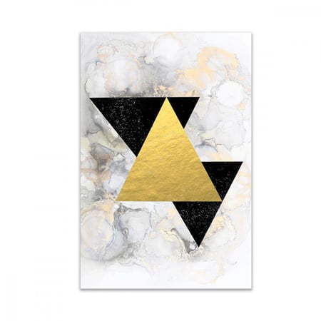 لوحة ديكور قماشية بتصميم رسم تجريدي