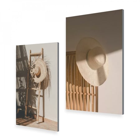 لوحة قماشية ثنائية بتصميم مودرن