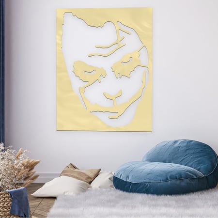 لوحة اكريلك بنقشة الجوكر