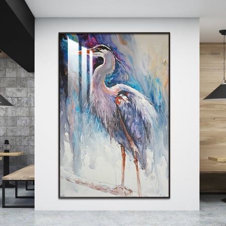 لوحة جدارية مع برواز و  اكرليك شفاف