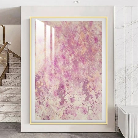 لوحة جدارية مع برواز و طبقة من اكريلك