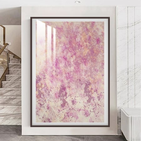 لوحة جدارية مع برواز و طبقة من اكريلك