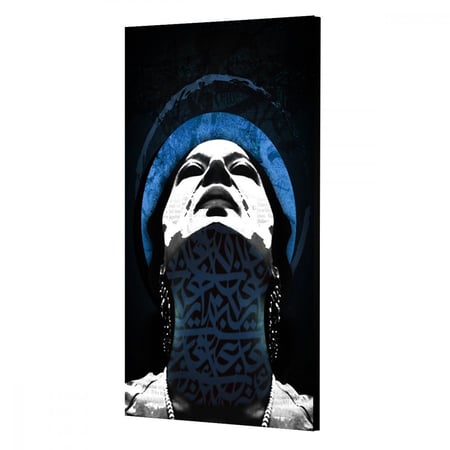 لوحة قماشية مودرن بتصميم أم كلثوم