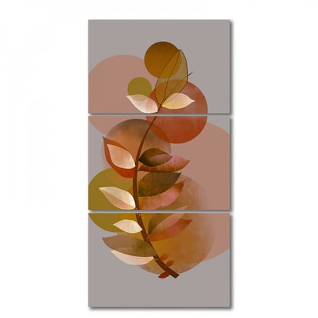 ثلاث لوحات قماشية بتصميم مودرن