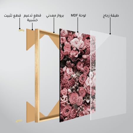 ثلاث لوحات جدارية بتصميم رياضي لنادي الأهلي مع برواز واكريلك شفاف