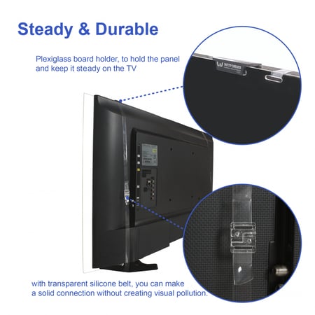حماية شاشة التلفزيون 42 بوصة , حماية فائقة من الصدمات مقاوم للكسر وضد الماء