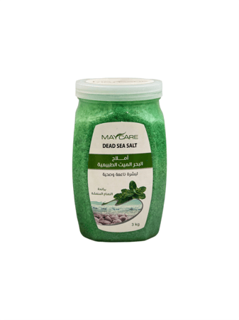 أملاح البحر الميت الطبيعية برائحة النعناع المنعشة 3 كيلو